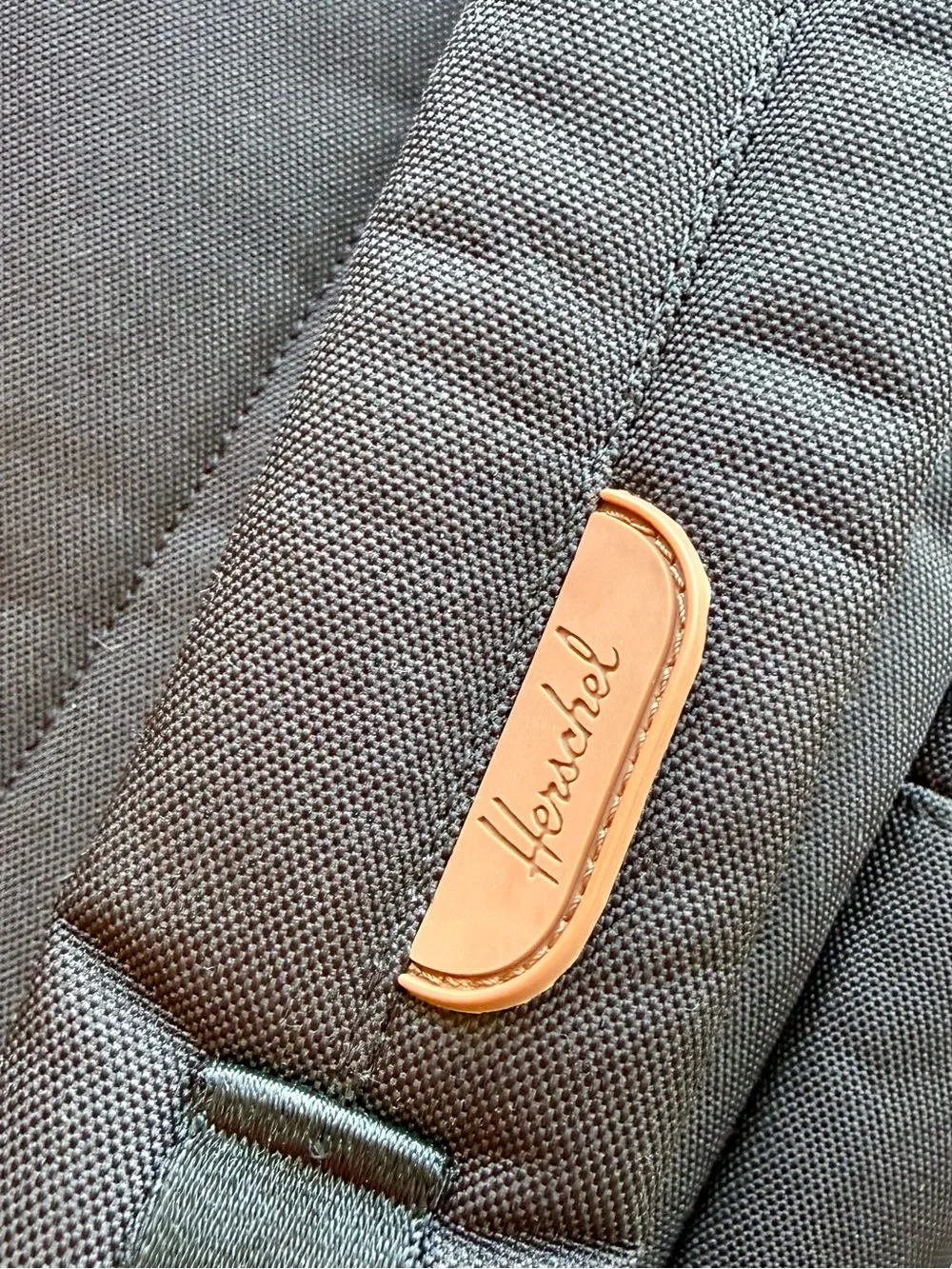 Herschel Heritage Backpack Black Tan * 24L * Signature Diamond